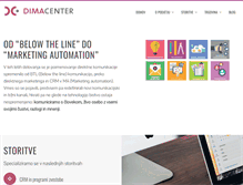 Tablet Screenshot of dimacenter.com